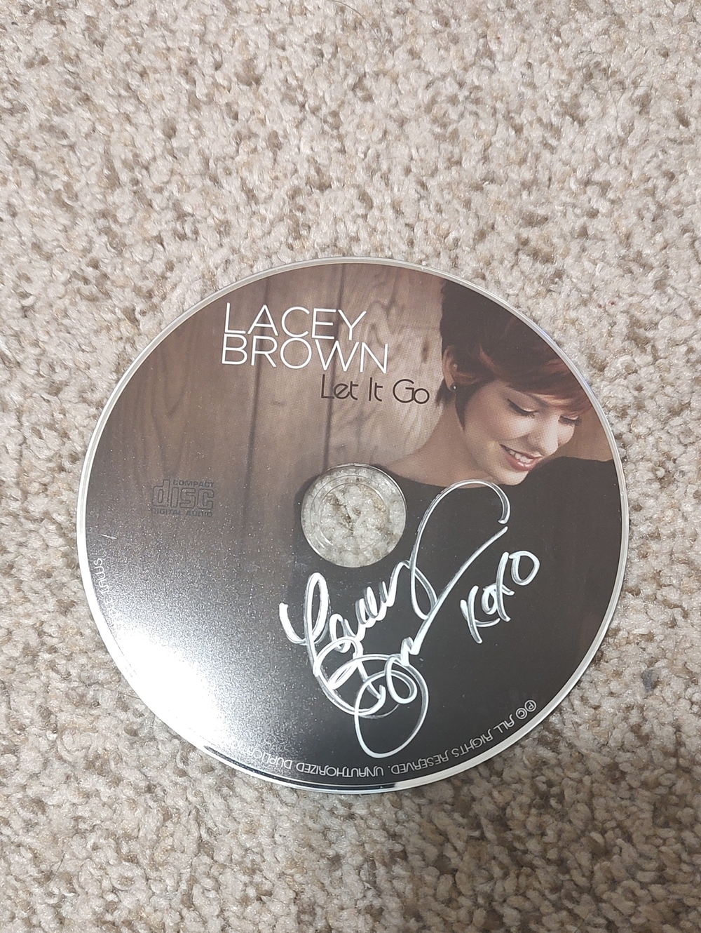 Lacey Brown Signed Cd American Idol